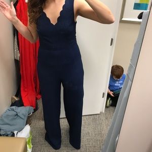Sugar Lips LONG Navy jumpsuit!!!!